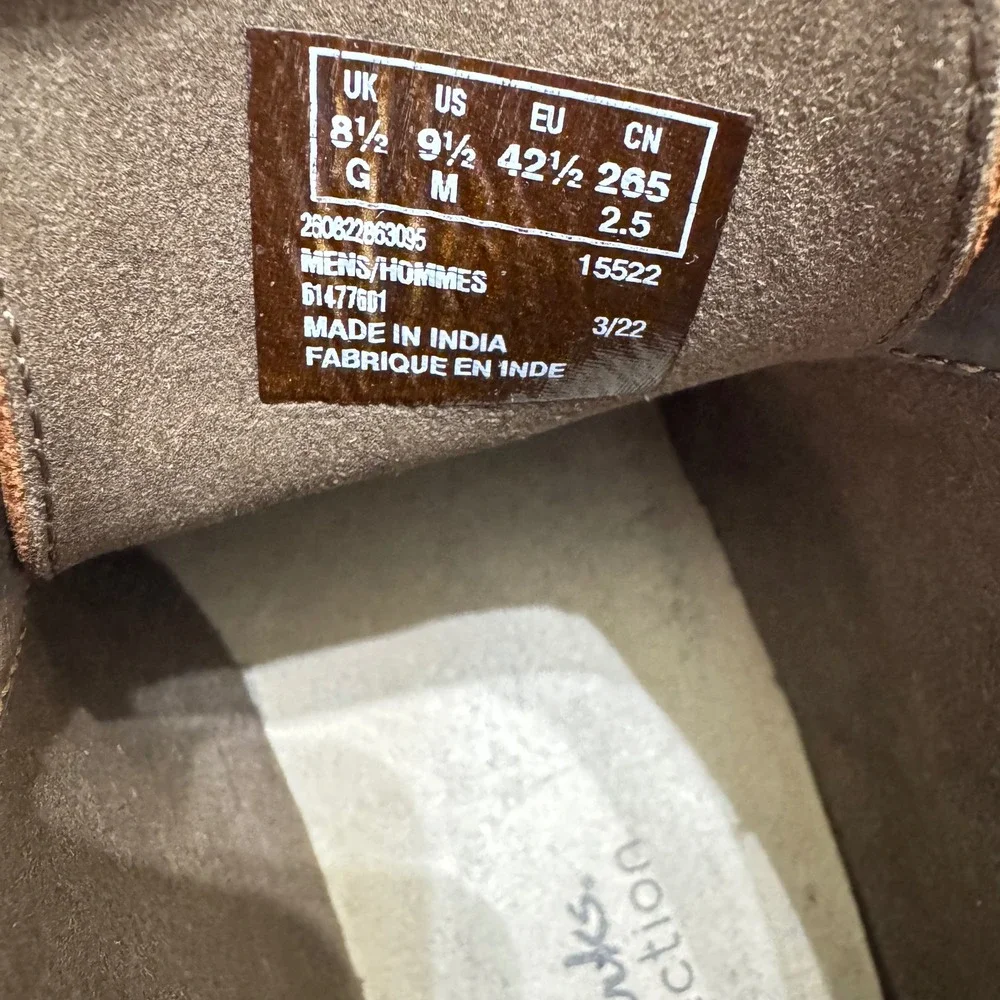 Clarks Desert Boots Mens 9.5 Dark Brown‎ Leather Chukka 260822863095